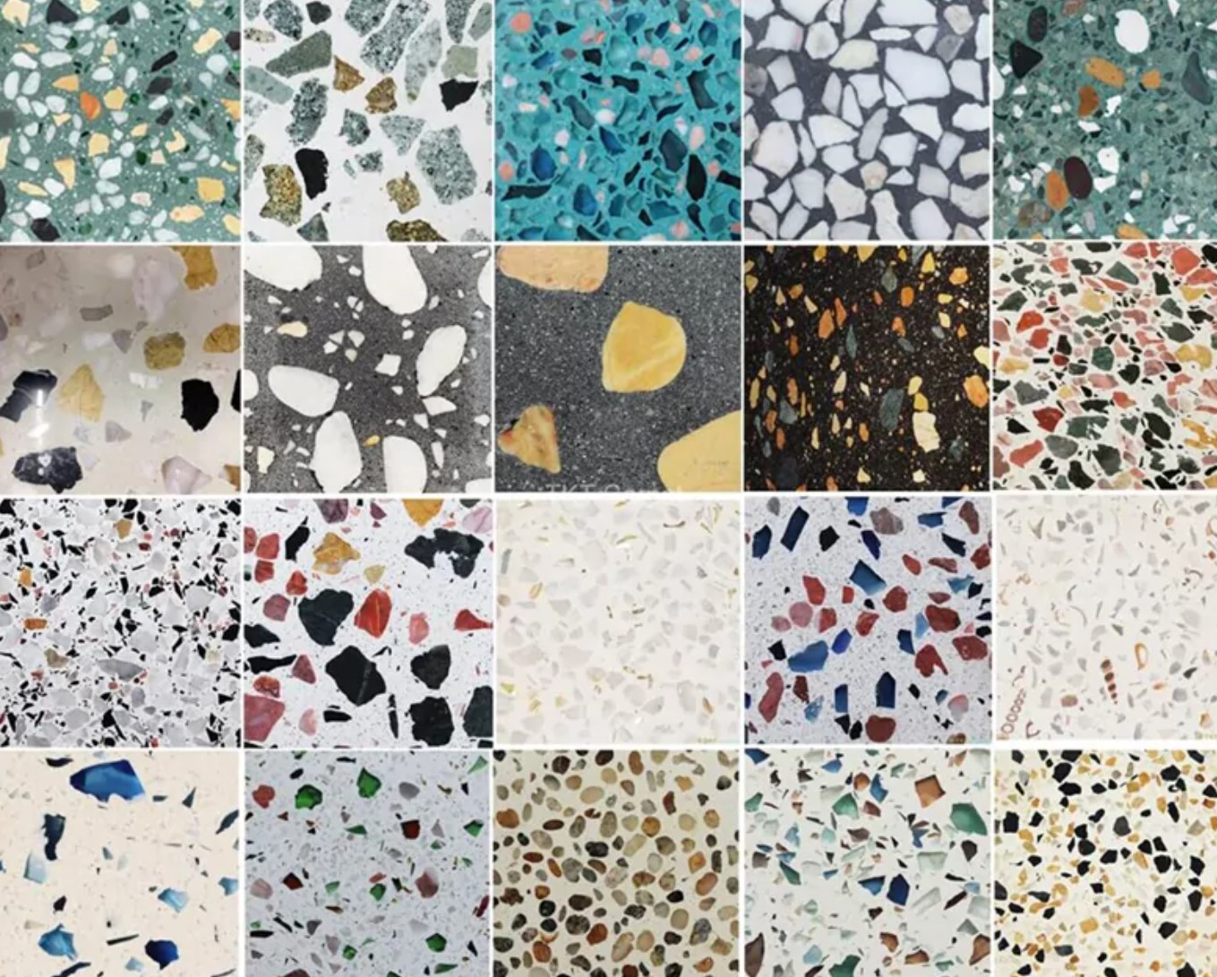 Đá Mài Terrazzo Từ Vụn Đá Quý – Sự Kết Hợp Sang Trọng và Bền Vững